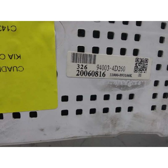 Recambio de cuadro instrumentos para kia carnival 2.9 crdi vgt active referencia OEM IAM 940034D260  
