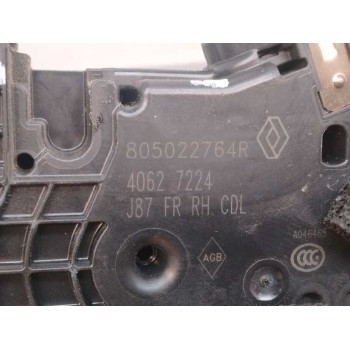 Recambio de cerradura puerta delantera derecha para renault captur zen referencia OEM IAM 805022764R 4 PINES 