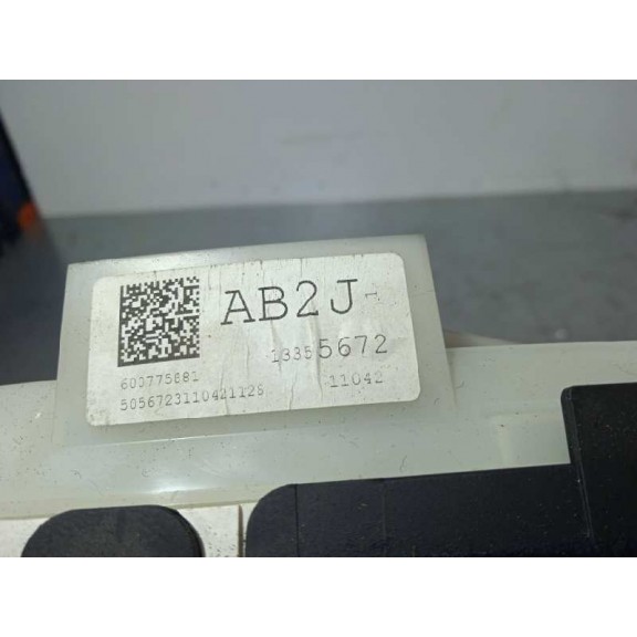 Recambio de cuadro instrumentos para opel astra j lim. cosmo referencia OEM IAM 1335672 260 KM 6 RPM