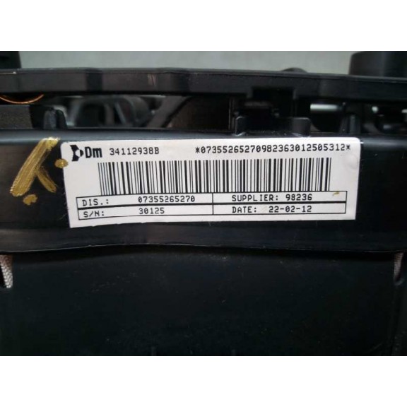 Recambio de airbag delantero izquierdo para citroën nemo nivel b referencia OEM IAM 34112938B 07355265270 