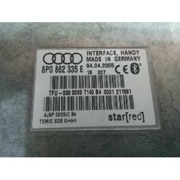 Recambio de modulo electronico para audi a4 berlina (8e) 2.5 v6 24v tdi referencia OEM IAM 8P0862335E INTERFAZ 