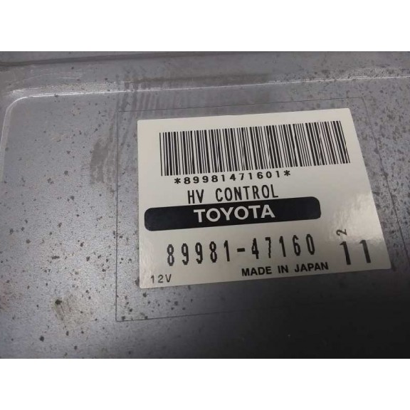 Recambio de centralita cambio automatico para toyota prius (nhw20) basis referencia OEM IAM 8998147160  