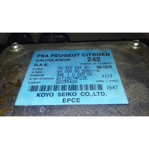 Recambio de centralita direccion para citroën c3 1.1 sx referencia OEM IAM 9652024280  