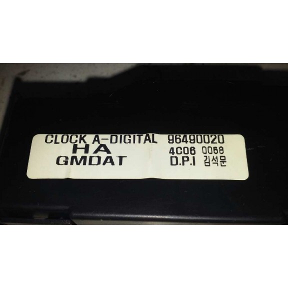 Recambio de display para daewoo lacetti cdx referencia OEM IAM 96490020  