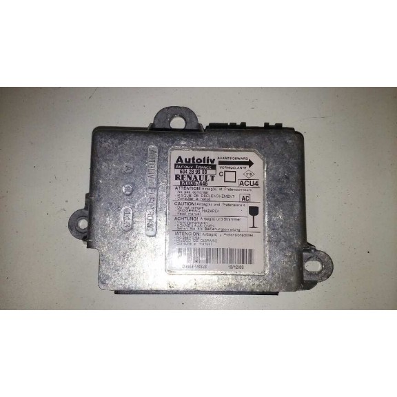 Recambio de centralita airbag para renault megane ii berlina 3p confort authentique referencia OEM IAM 8200367446  