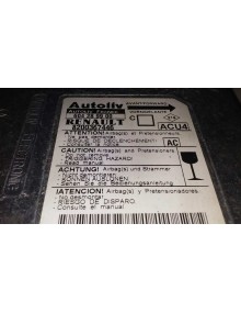 Recambio de centralita airbag para renault megane ii berlina 3p confort authentique referencia OEM IAM 8200367446   2