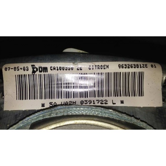 Recambio de airbag delantero izquierdo para citroën c5 berlina 1.8 16v vivace referencia OEM IAM 96326381ZE  