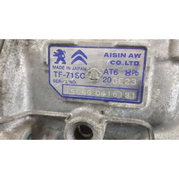 Recambio de caja cambios para citroën c4 picasso referencia OEM IAM 20GE23 PILOTADA 140.712KM