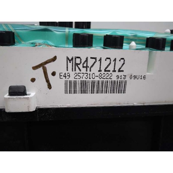 Recambio de cuadro instrumentos para mitsubishi galant familiar (ea0) 2.4 gdi cat referencia OEM IAM 2573108222 MR471212 