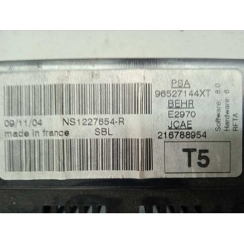 Recambio de mando climatizador para peugeot 307 (s1) xr clim plus referencia OEM IAM 96527144XT  