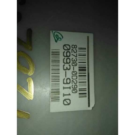 Recambio de caja reles / fusibles para toyota yaris active referencia OEM IAM 827300D290  