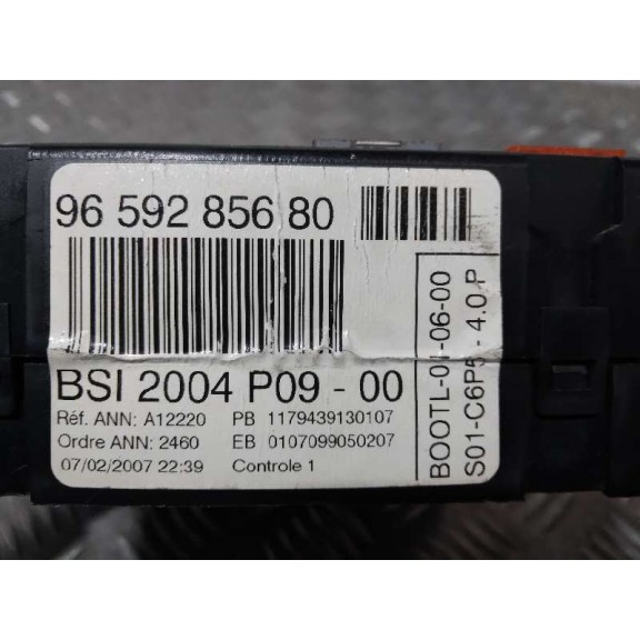 Recambio de centralita bsi para citroën c4 coupe 1.4 16v referencia OEM IAM 9659285680  