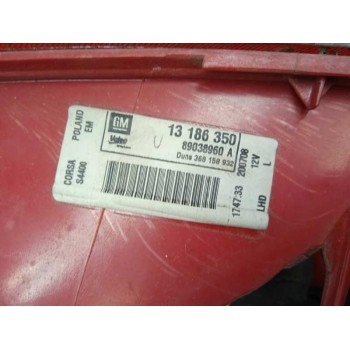 Recambio de piloto trasero izquierdo para opel corsa d ´´111 years´´ referencia OEM IAM 13186350 89038960 3P