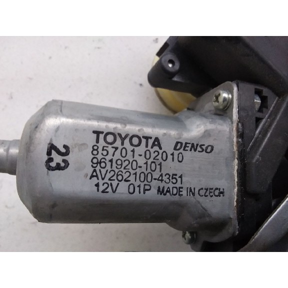 Recambio de elevalunas trasero izquierdo para toyota auris hybrid active referencia OEM IAM 8570102010 961920101 10 PINS