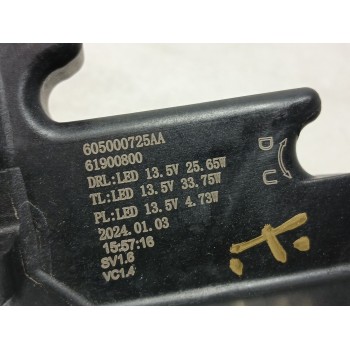 Recambio de faro izquierdo para omoda 5 referencia OEM IAM 605000725aa  