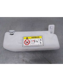 Recambio de parasol derecho para peugeot 208 1.6 blue-hdi fap referencia OEM IAM 16125841PR GRIS CLARO  2