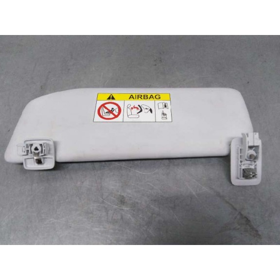 Recambio de parasol derecho para peugeot 208 1.6 blue-hdi fap referencia OEM IAM 16125841PR GRIS CLARO 
