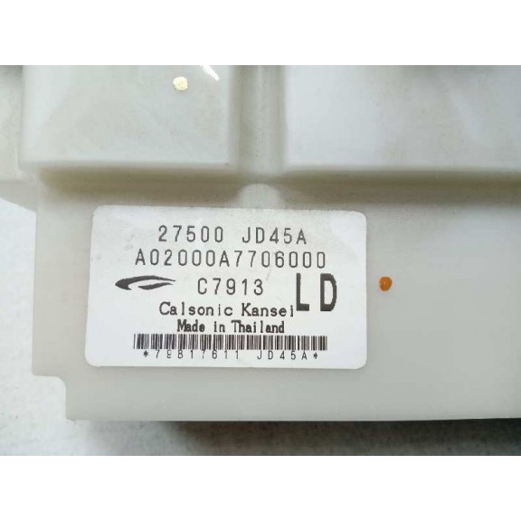 Recambio de mando climatizador para nissan qashqai (j10) acenta referencia OEM IAM A02000A7706000 27500JD45A 