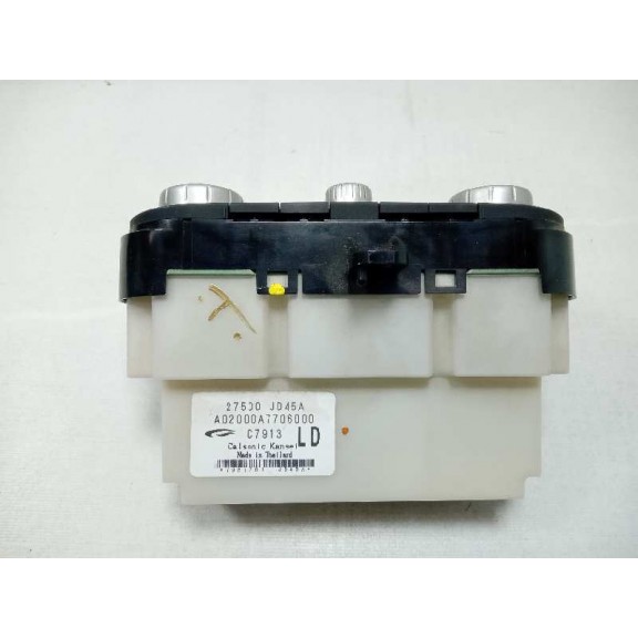 Recambio de mando climatizador para nissan qashqai (j10) acenta referencia OEM IAM A02000A7706000 27500JD45A 