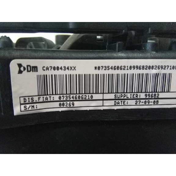 Recambio de airbag delantero izquierdo para fiat grande punto (199) 1.4 16v turbo referencia OEM IAM 7354606210  