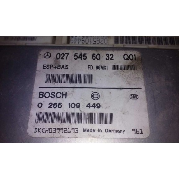 Recambio de modulo electronico para mercedes-benz clase a (w168) 1.7 cdi diesel cat referencia OEM IAM 0275456032 ESP + BAS 