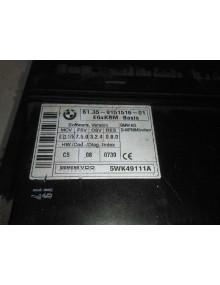 Recambio de modulo electronico para bmw serie 5 berlina (e60) 520d referencia OEM IAM 6135915151601 5WK49111A CONFORT 2