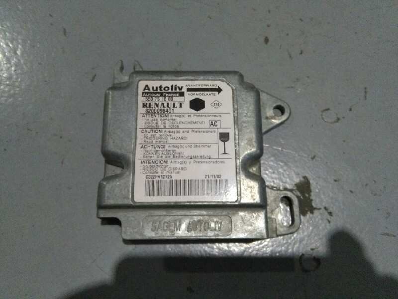 Recambio de centralita airbag para renault kangoo (f/kc0) 1.4 rapid plus referencia OEM IAM 8200098401 8200098401 