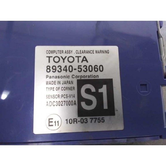 Recambio de modulo electronico para lexus is 300h referencia OEM IAM 8934053060  