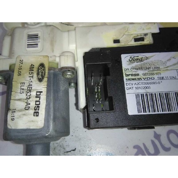 Recambio de motor elevalunas trasero izquierdo para ford focus berlina (cap) ambiente (d) referencia OEM IAM   