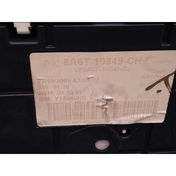 Recambio de cuadro instrumentos para ford fiesta (cb1) ambiente referencia OEM IAM 8A6T10849CH  