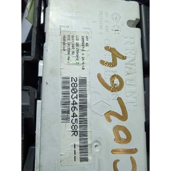 Recambio de display para renault megane iii berlina 5 p dynamique referencia OEM IAM 280346458R  
