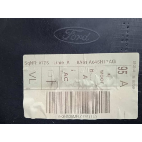 Recambio de elevalunas delantero izquierdo para ford fiesta (cb1) ambiente referencia OEM IAM 8A61A045H17AG SOLO MECANISMO 5P