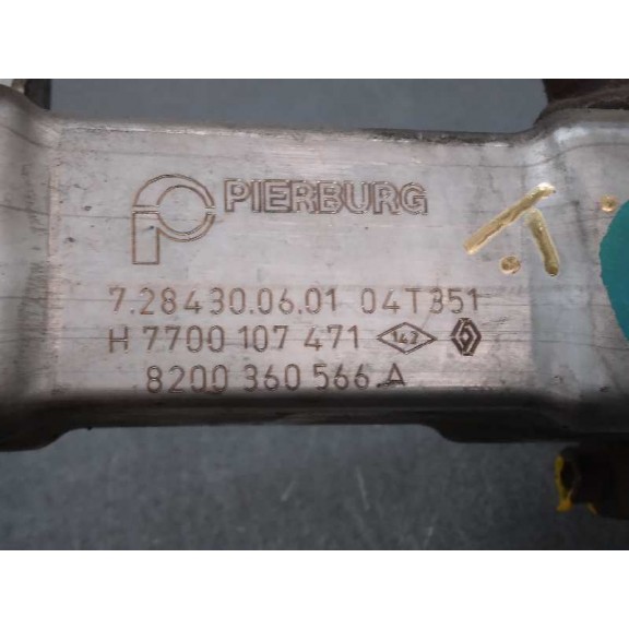 Recambio de enfriador egr para renault scenic ii 1.9 dci diesel referencia OEM IAM 50006603 8200360666A 