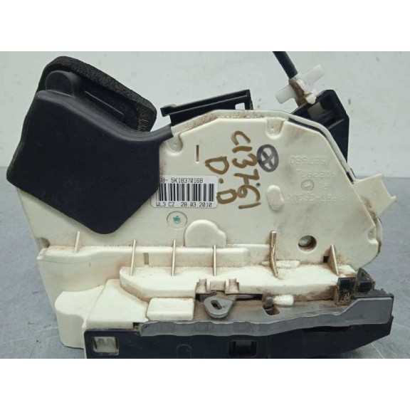 Recambio de cerradura puerta delantera derecha para volkswagen polo (6r1) advance referencia OEM IAM 5K1837016B 5K1837016D 7 PIN