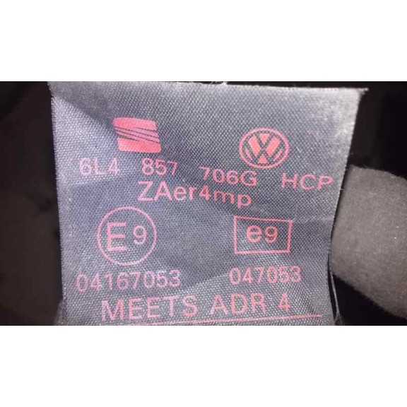 Recambio de pretensor airbag derecho para seat ibiza (6l1) stella referencia OEM IAM 6L4857706GHCP  5 P