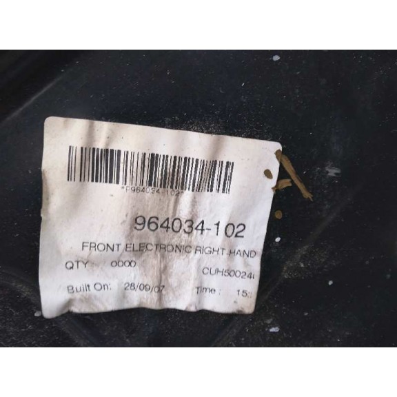 Recambio de elevalunas delantero derecho para land rover discovery v6 td s referencia OEM IAM 964034102  