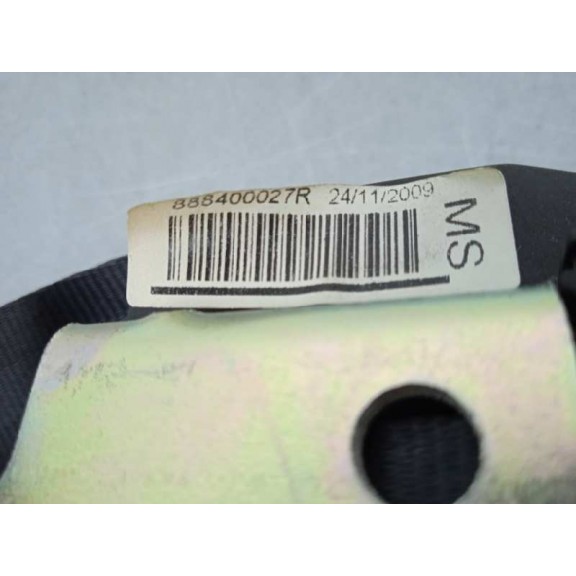 Recambio de cinturon seguridad trasero derecho para renault megane iii berlina 5 p authentique referencia OEM IAM 888400027R  