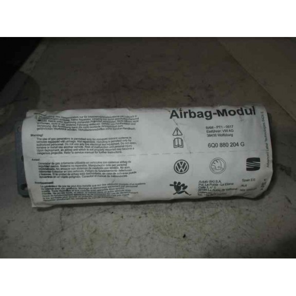 Recambio de airbag delantero derecho para seat ibiza (6l1) cool referencia OEM IAM 6Q0880204G  