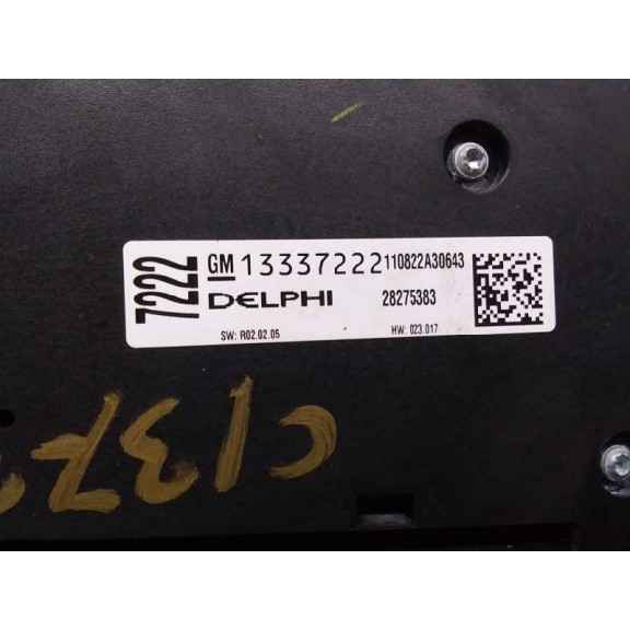 Recambio de sistema audio / radio cd para opel astra j sports tourer cosmo referencia OEM IAM 13337222  