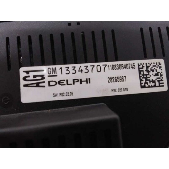 Recambio de mando climatizador para opel astra j sports tourer cosmo referencia OEM IAM 13343707  