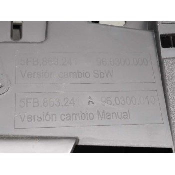 Recambio de apoyabrazos central para seat leon (kl1) xcellence referencia OEM IAM 5FB863241  