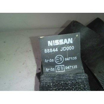 Recambio de cinturon seguridad trasero derecho para nissan qashqai (j10) acenta referencia OEM IAM 88844JD000  5P NEGRO