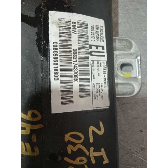 Recambio de airbag lateral delantero izquierdo para bmw serie 3 berlina (e46) 320d referencia OEM IAM 30821743708X  