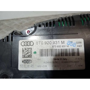 Recambio de cuadro instrumentos para audi a5 coupe (8t) 2.0 tdi referencia OEM IAM 8T0920931M 8T0920931M 
