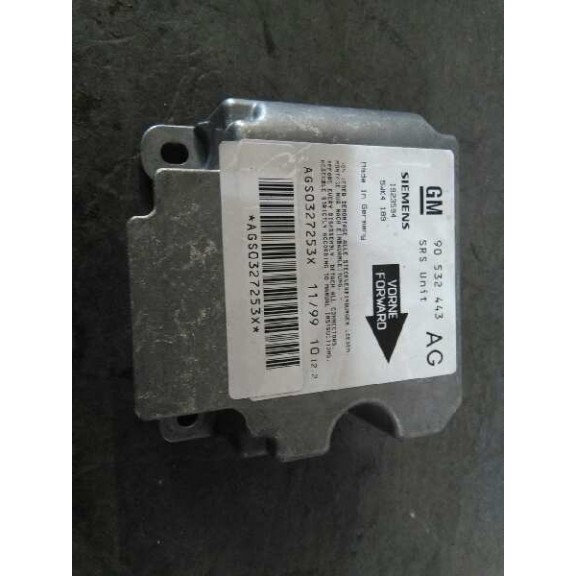 Recambio de centralita airbag para opel corsa b top 100 referencia OEM IAM 90532443  