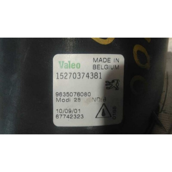 Recambio de faro antiniebla derecho para peugeot 206 cc cc referencia OEM IAM 9635076080  