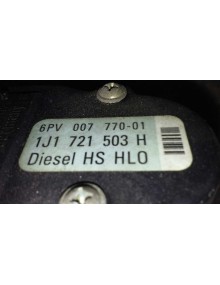 Recambio de potenciometro pedal para audi a3 (8l) 1.9 tdi attraction referencia OEM IAM 1J1721503M   2