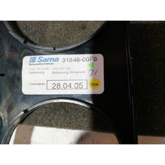 Recambio de consola central para volkswagen passat berlina (3c2) highline referencia OEM IAM 3C0863100  EMBELLECEDOR CLIMA