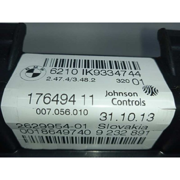 Recambio de cuadro instrumentos para bmw serie 1 lim. (f20) 116d efficientdynamics edition referencia OEM IAM 17649411 62101K933