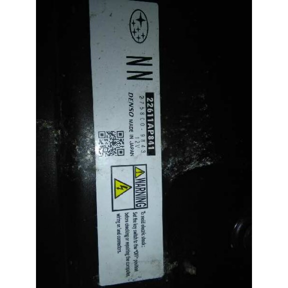 Recambio de centralita motor uce para subaru legacy lim. b14 limited referencia OEM IAM 22611AP841  